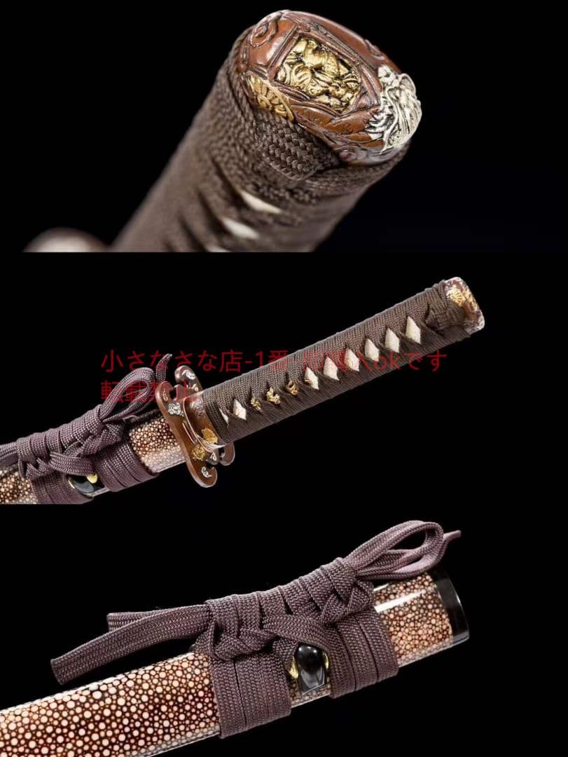 20寸T 10焼刃三色研磨『遊龍踏雪』武具　刀装具　日本刀　模造刀 居合刀