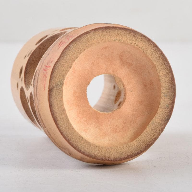 茶道具 雅楽造 水玉竹籠 巾筒 茶巾筒 共箱 V 9226