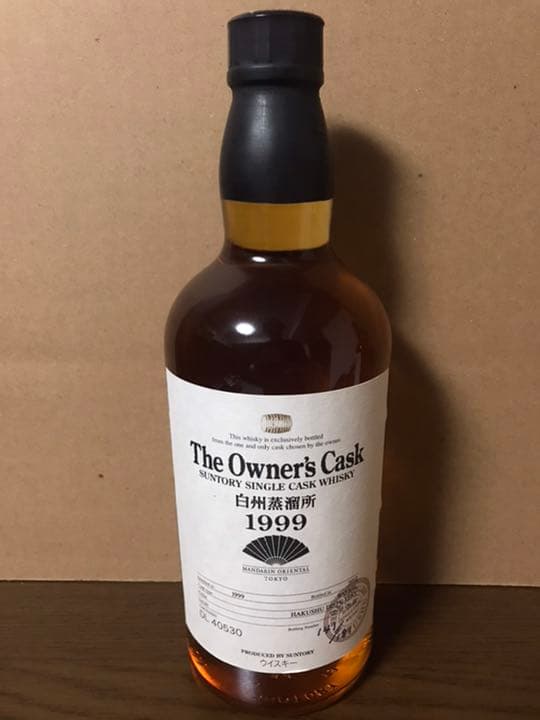 サントリー オーナーズカスク 白州 1999 白州オーナーズカスク 1999年