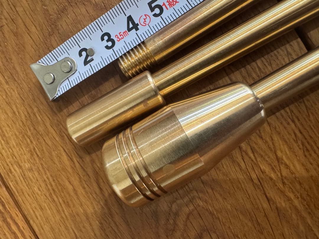 野良道具製作所 ALL真鍮製火吹き棒 野良ブラスター ロング真鍮製