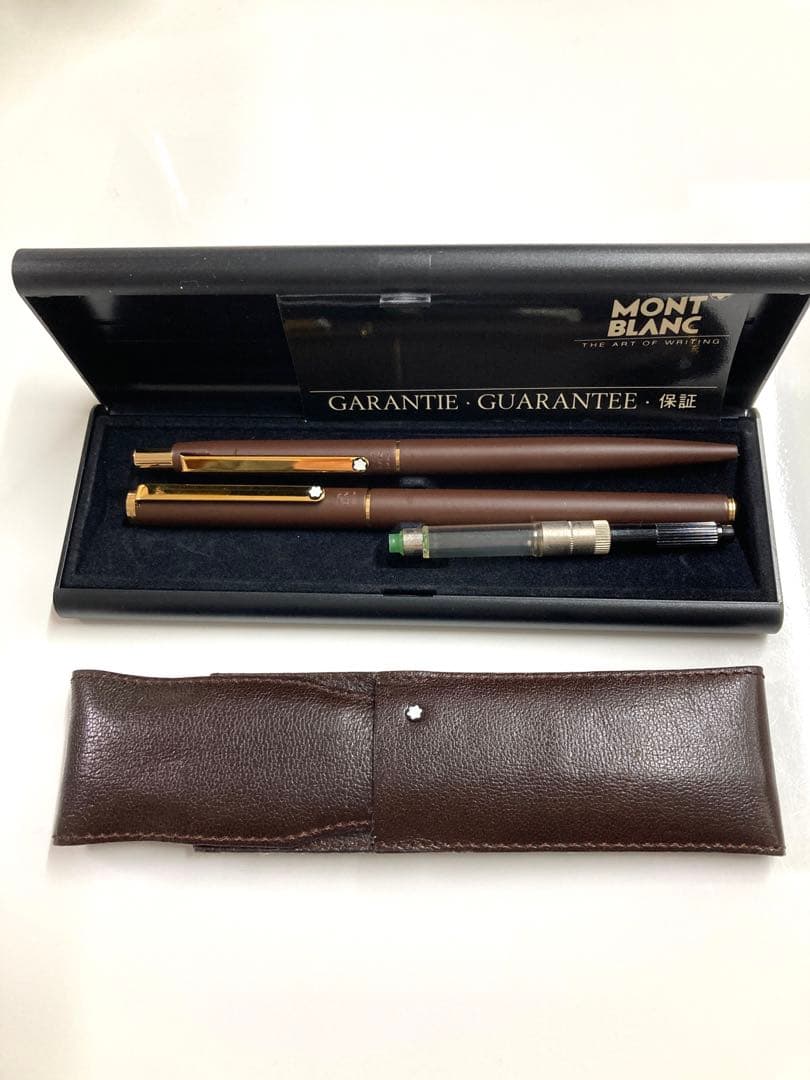 MONTBLANC モンブラン　万年筆　ボールペン　ケース　セット 楽天市場】モンブラン MONTBLANC ペンケース マイスターシュテュック 1