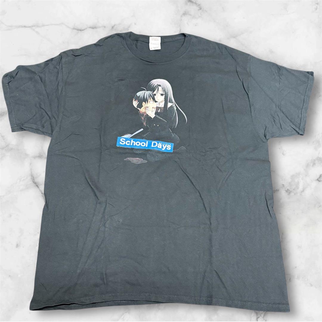 School Days アニメ Tシャツ