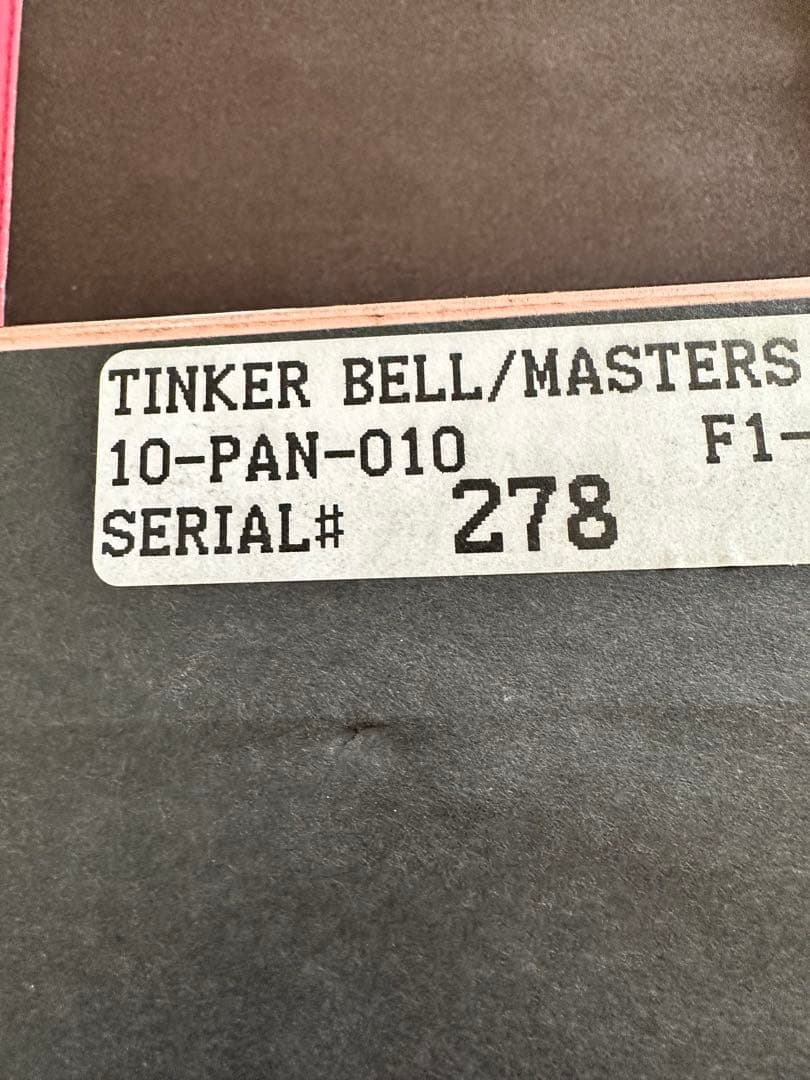 Tinker Bell マスターズ・シリーズ　セル画 限定３５０枚 新品