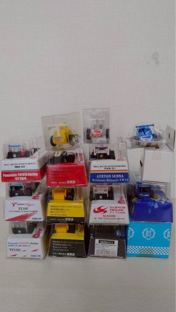 リアルモータースポーツセット　トヨタ　ウィリアムズルノー　ホンダ　アグリ10台