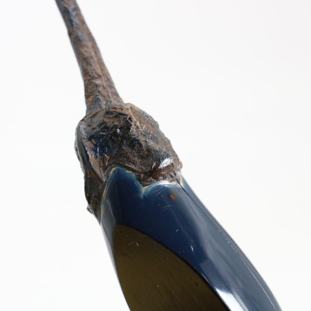 田中健智作 乾漆 茄子香合 茶道具 共箱　C898