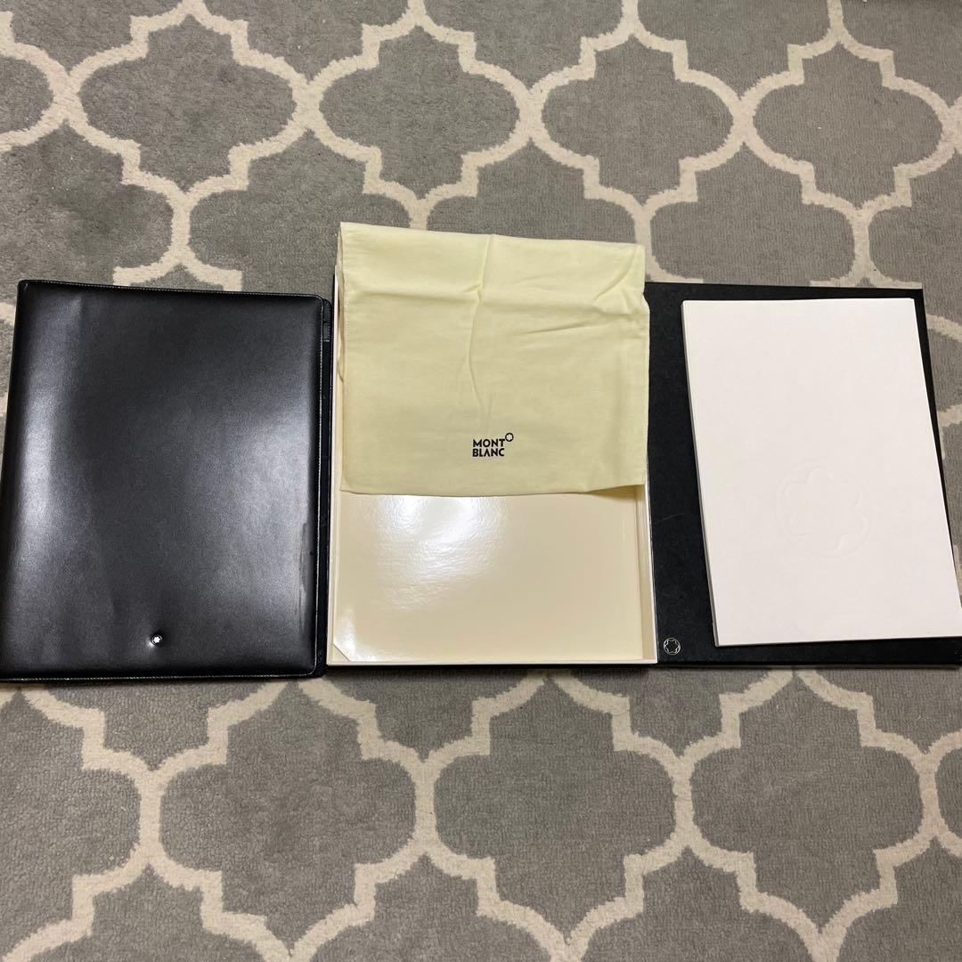 モンブラン黒 スプリングファイル 内ポケット付き