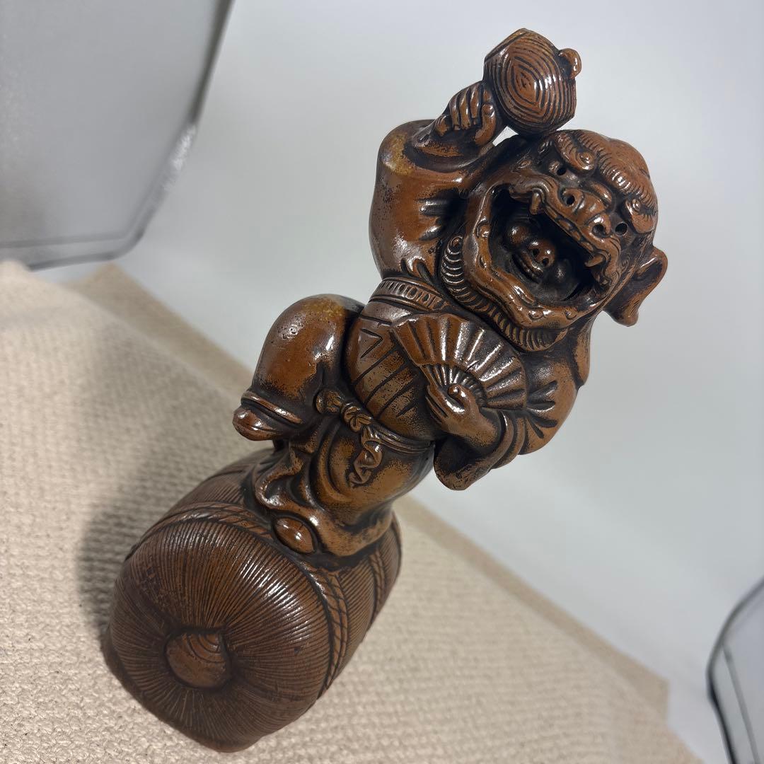 備前焼 大黒天 獅子