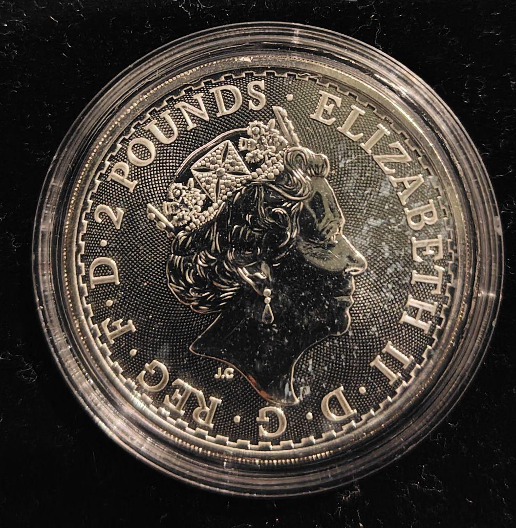 ブリタニア銀貨 2021年 1オンス 2ポンド