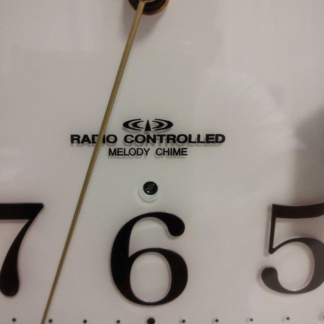 新品　リズム時計 チャイムメロディー4MN468RH06　 電波掛け時計