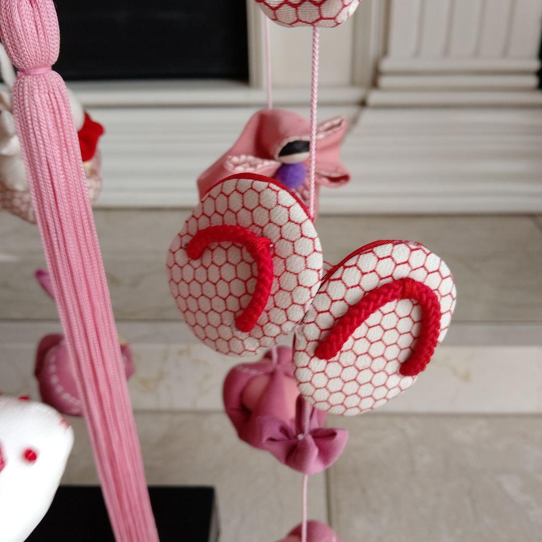 吊るし飾　✿台付✿　吊るし雛　ちりめん細工　ハンドメイド　ひな祭り