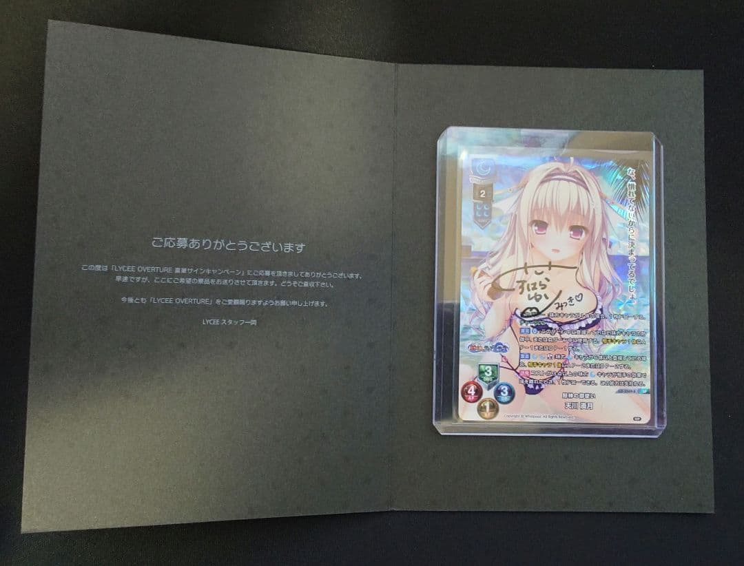 【土日限定価格】lycee 直筆 3点セット