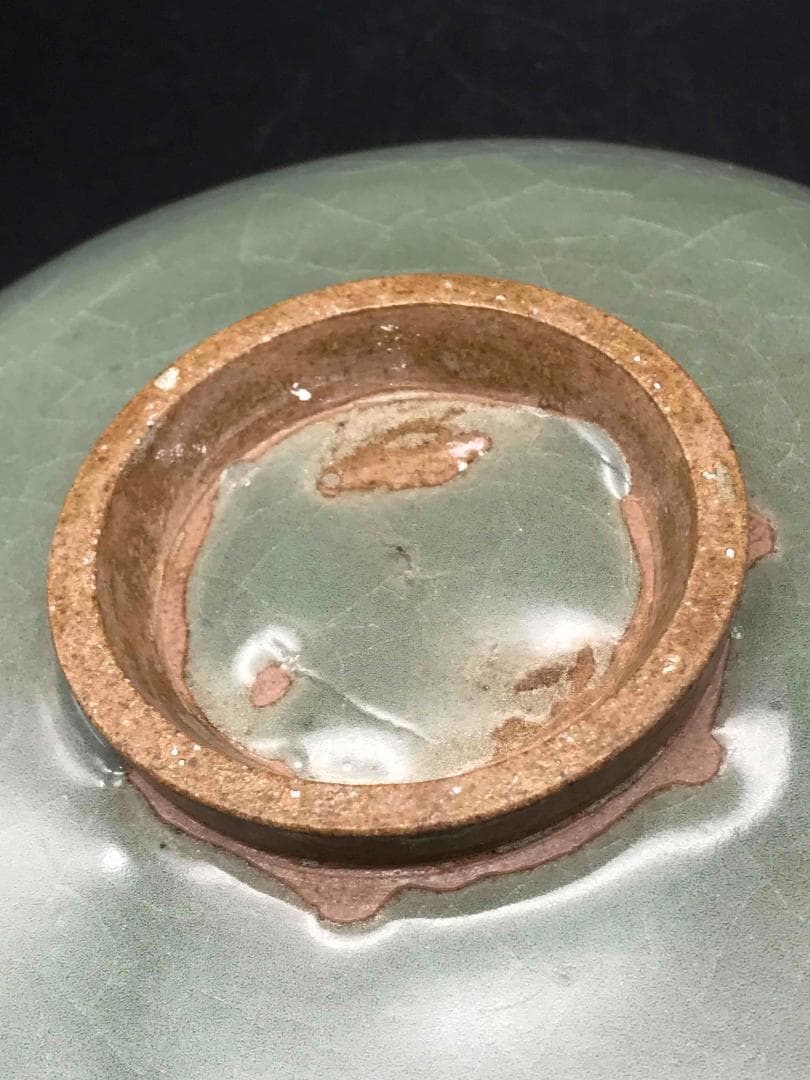 中国古美術 元時代 鈞窯 窯変釉 天青釉紫紅斑盤