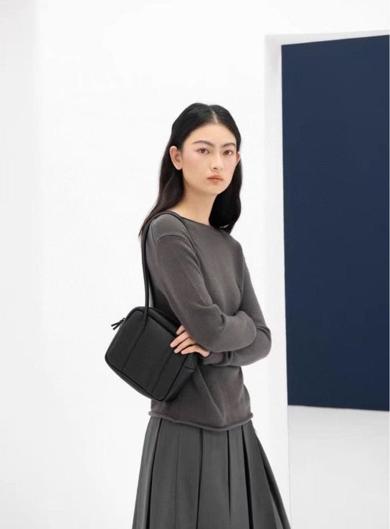 Aeta SQUARE BOSTON ロング ハンドル バッグp)7