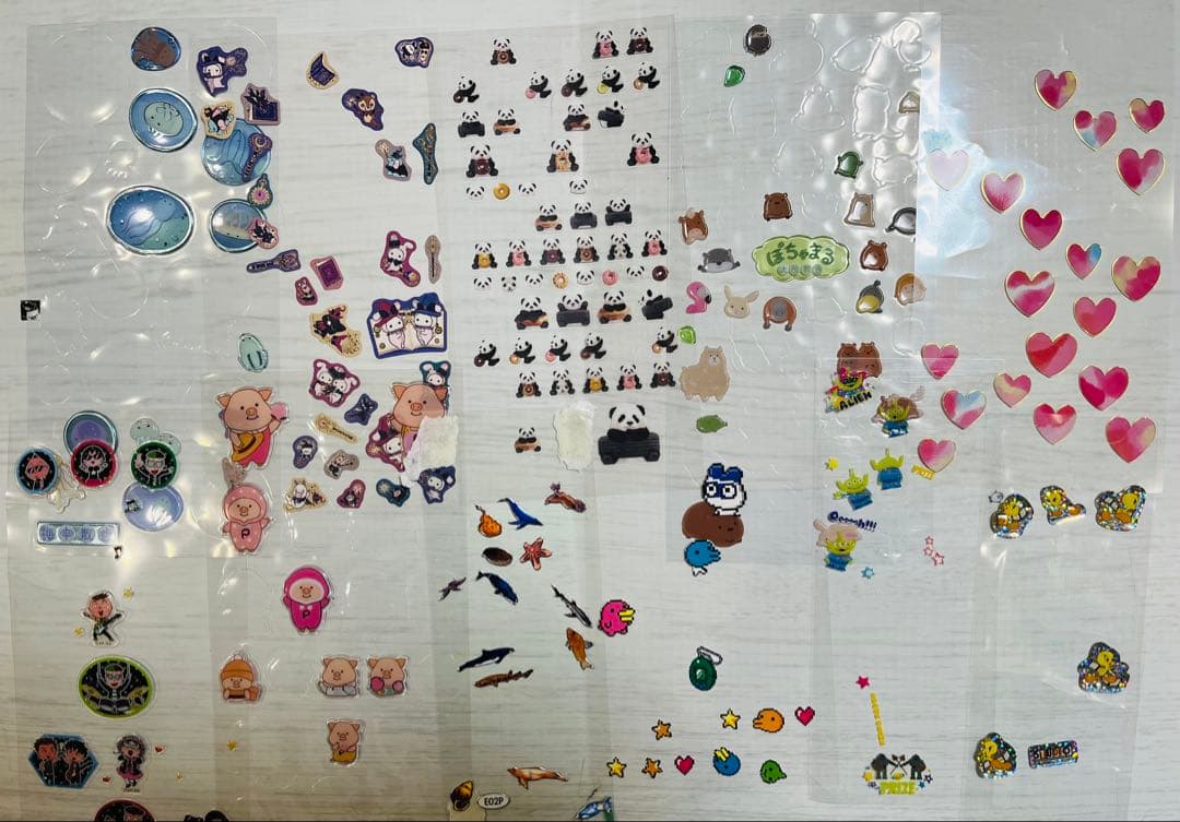 平成レトロ　シール帳完成品　ボンボンドロップシール　フレークシール　まとめ売り