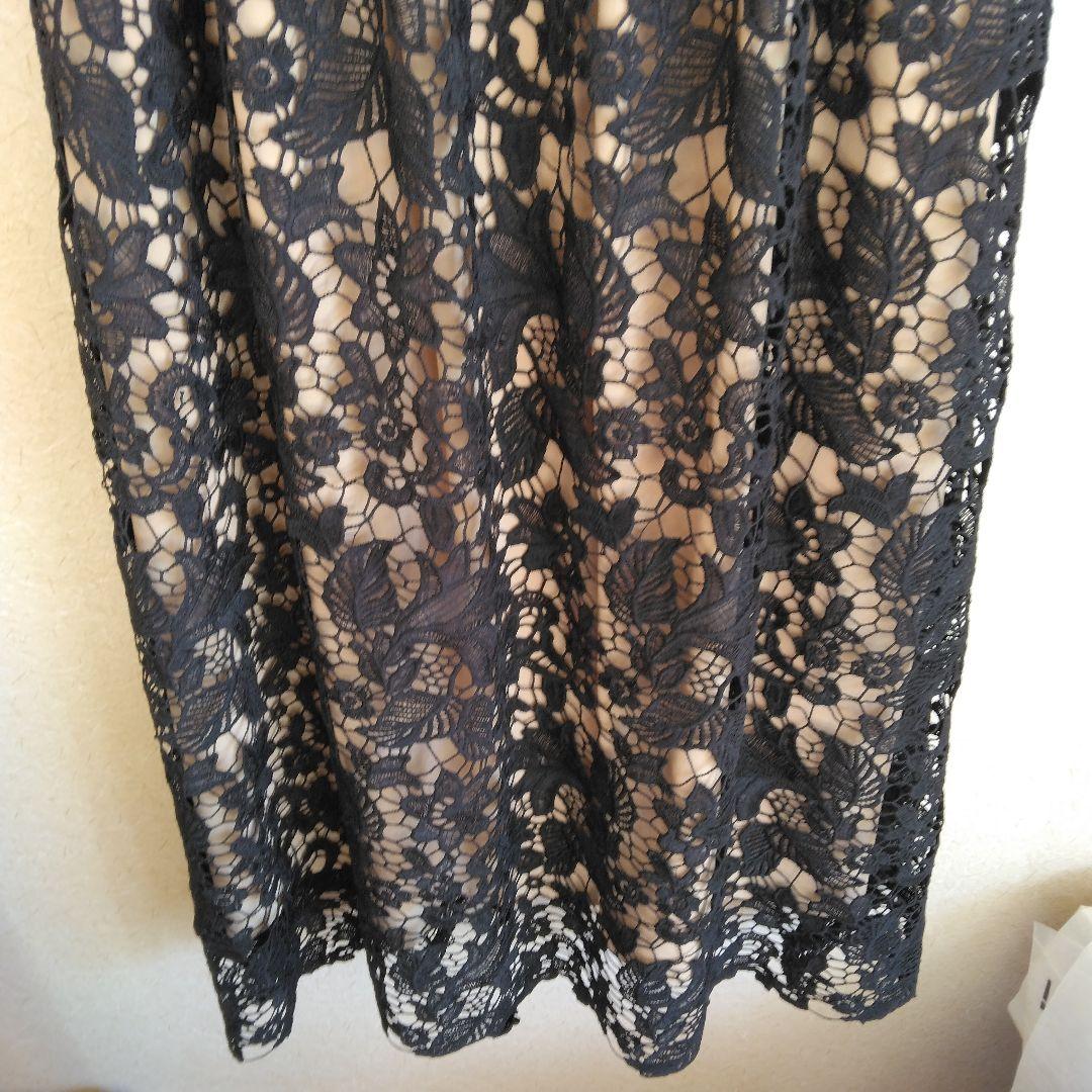 エミリア・ウィズ☆ブラックオールレースロングワンピース