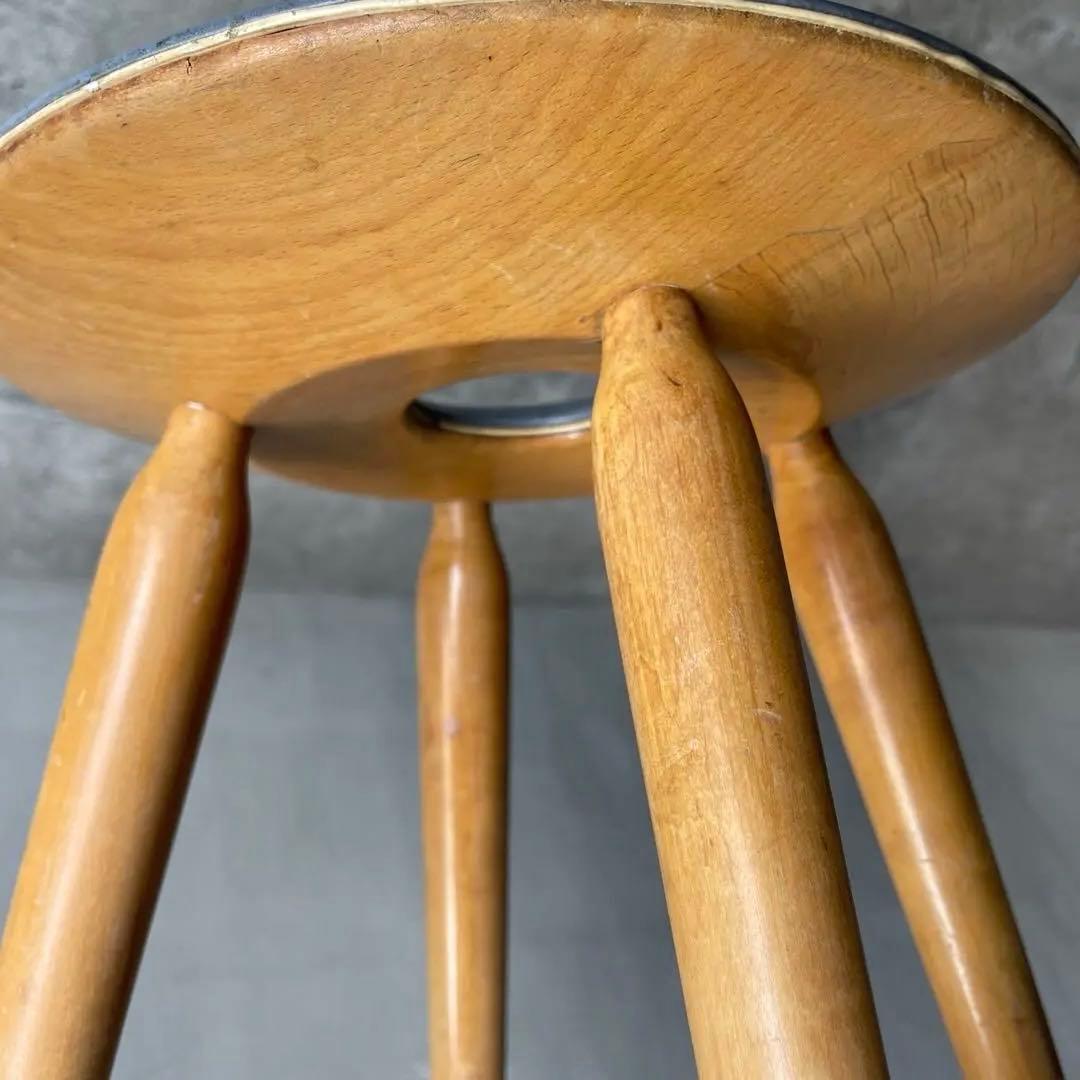 当時物 希少　オールドヴィンテージ　天童木工　リングスツール