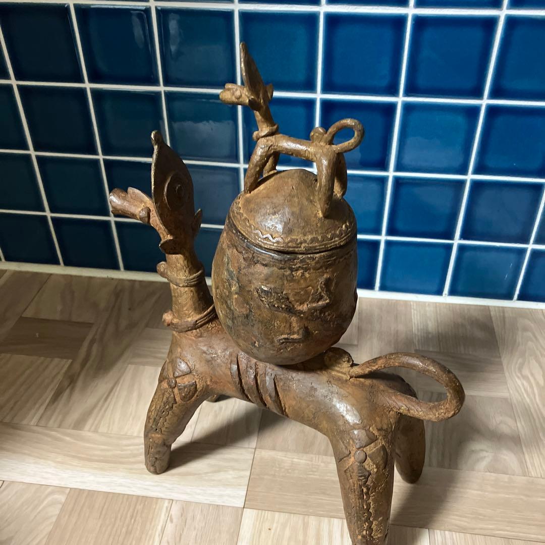 マリ共和国 ドゴン族 金属製オブジェ