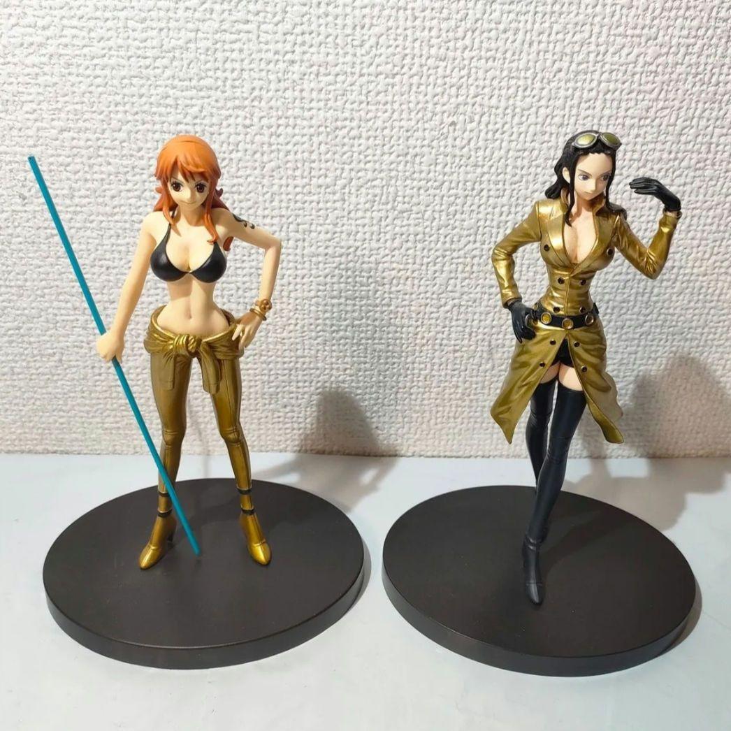 ☆　当選品　ゴールド　グラメン　ワンピースフィギュア　ナミ　ロビン　☆ 買取】ONE PlECE FILM GOLD ゴールドラッシュ キャンペーン B賞 DXF