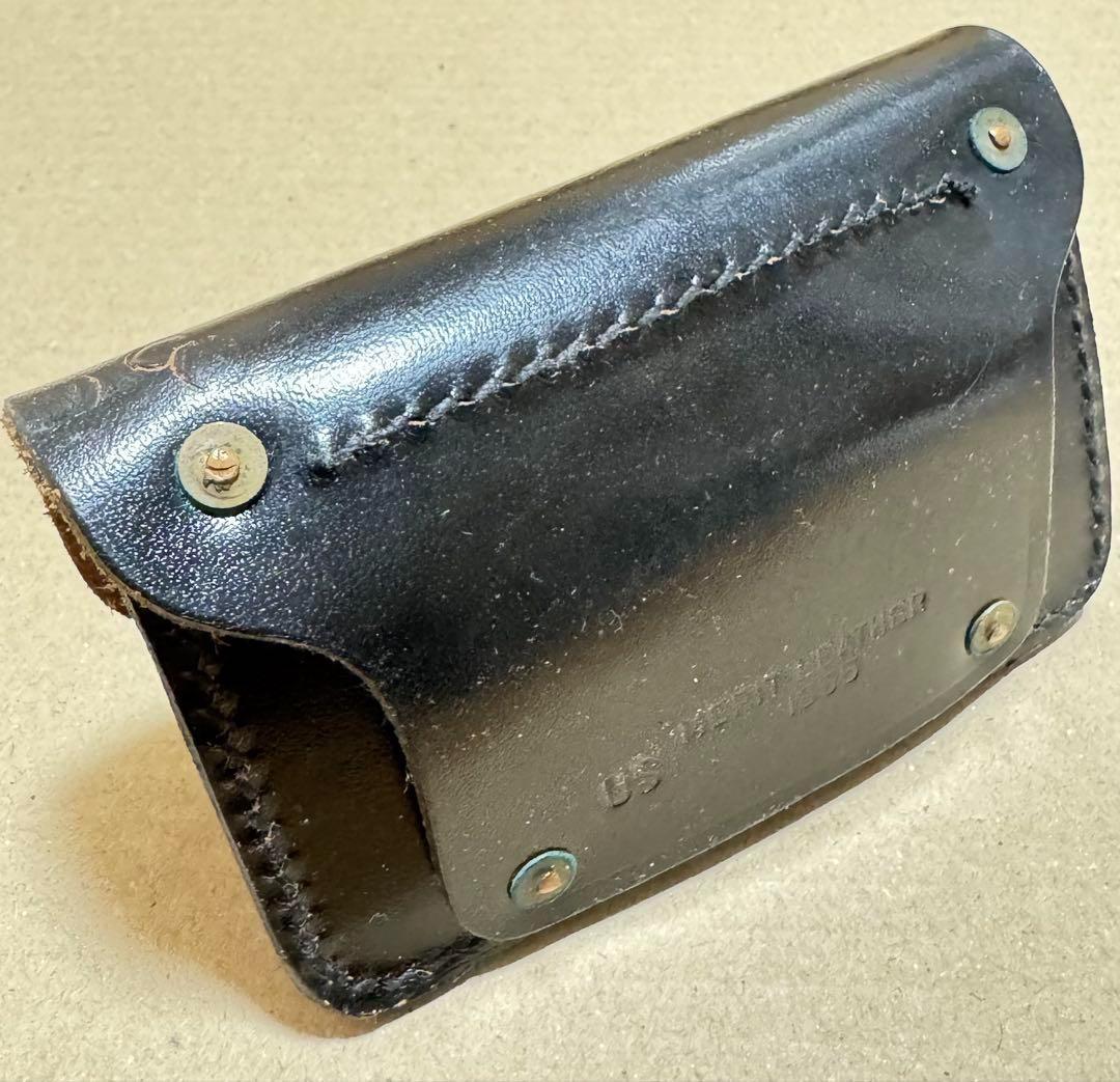 米軍 実物 ファーストエイド レザーポーチ 1955年 ミリタリー