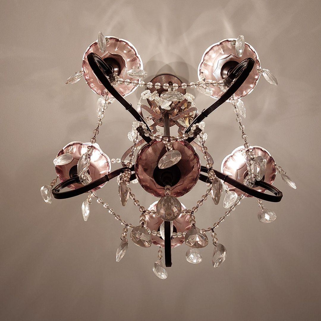 良い ローラアシュレイ シャンデリア 5灯 ローラアシュレイ