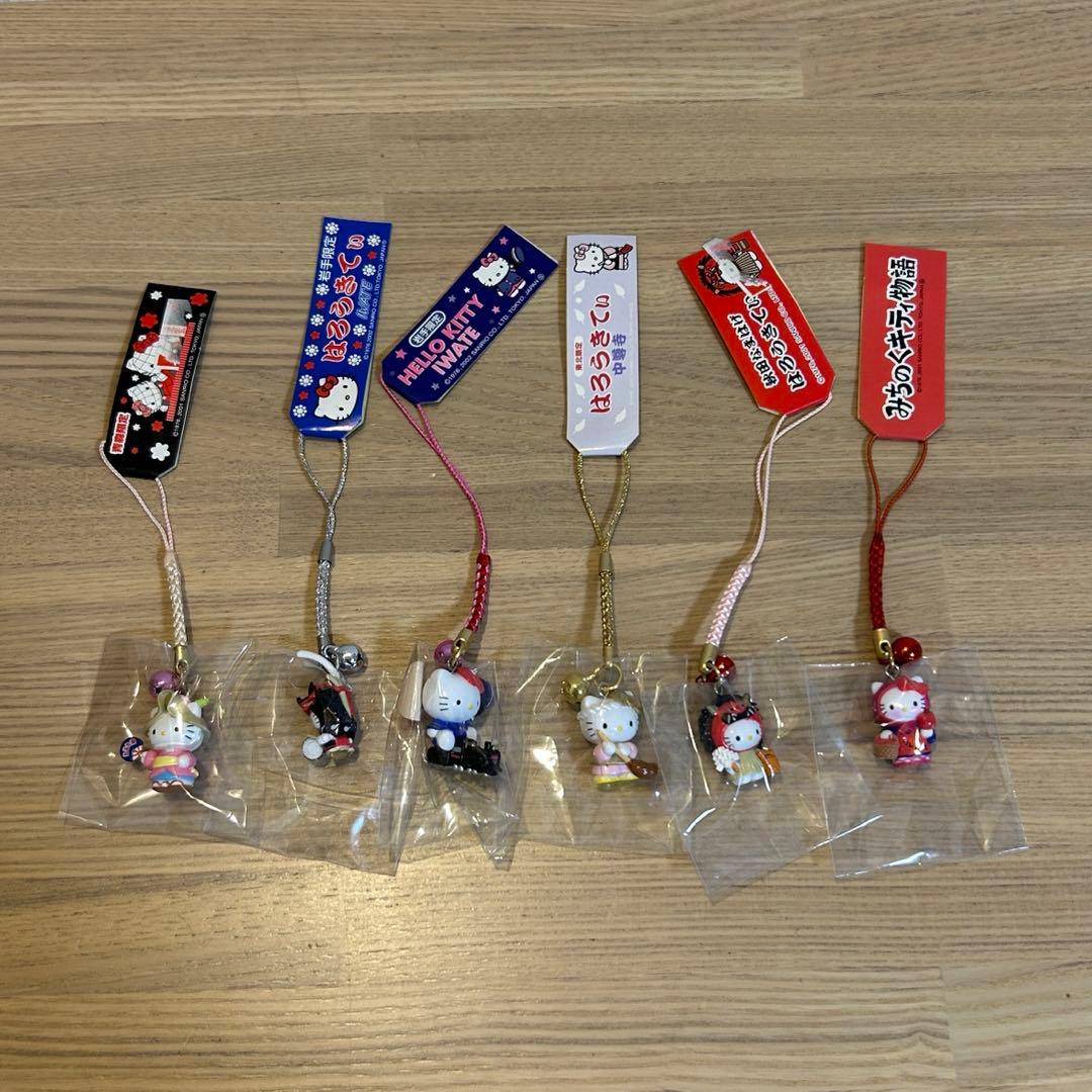 ご当地キティ　根付けストラップ138個+おまけ