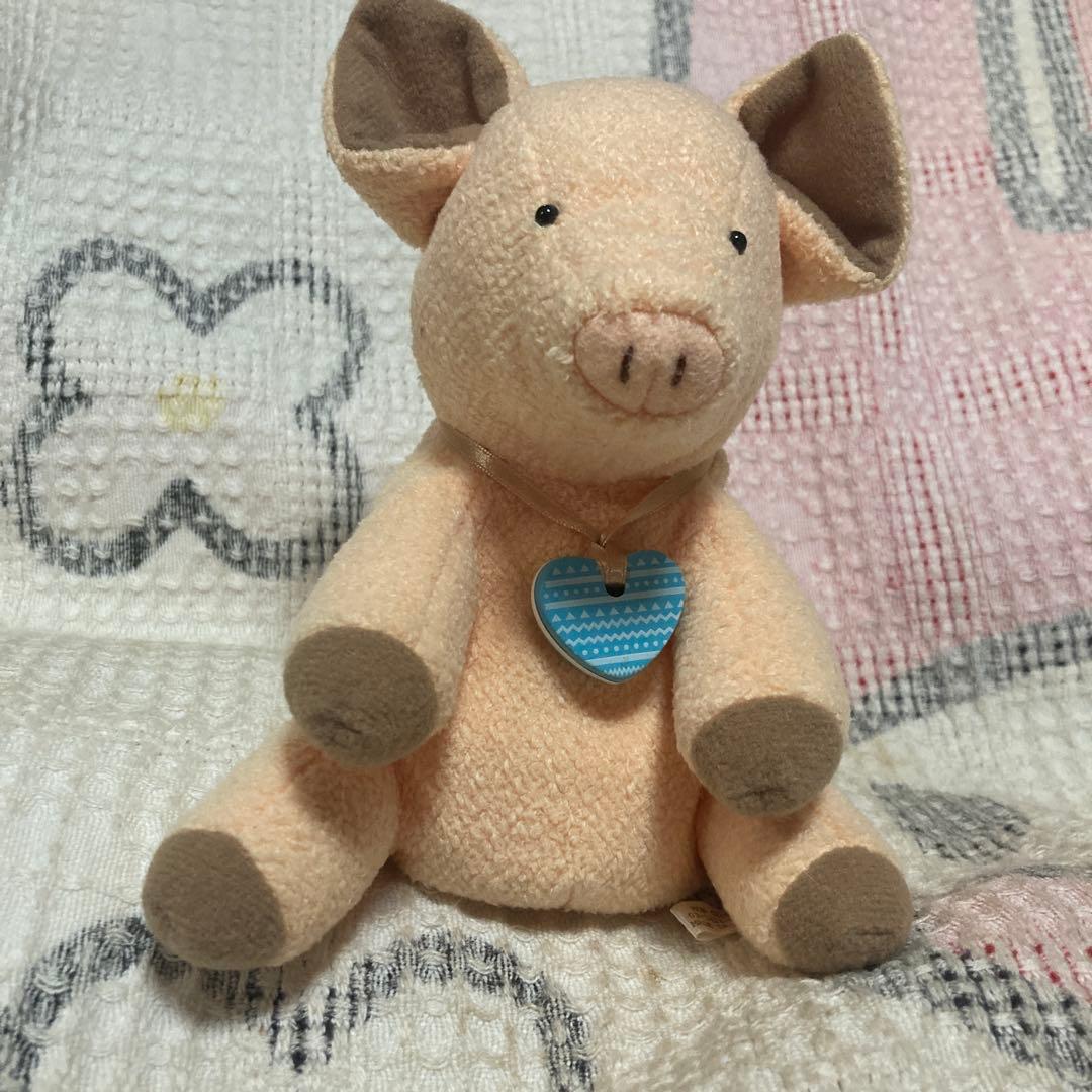 モンスイユ　ブタ　ショコラ　ぬいぐるみ　2こセット　バラ売り不可　中古品