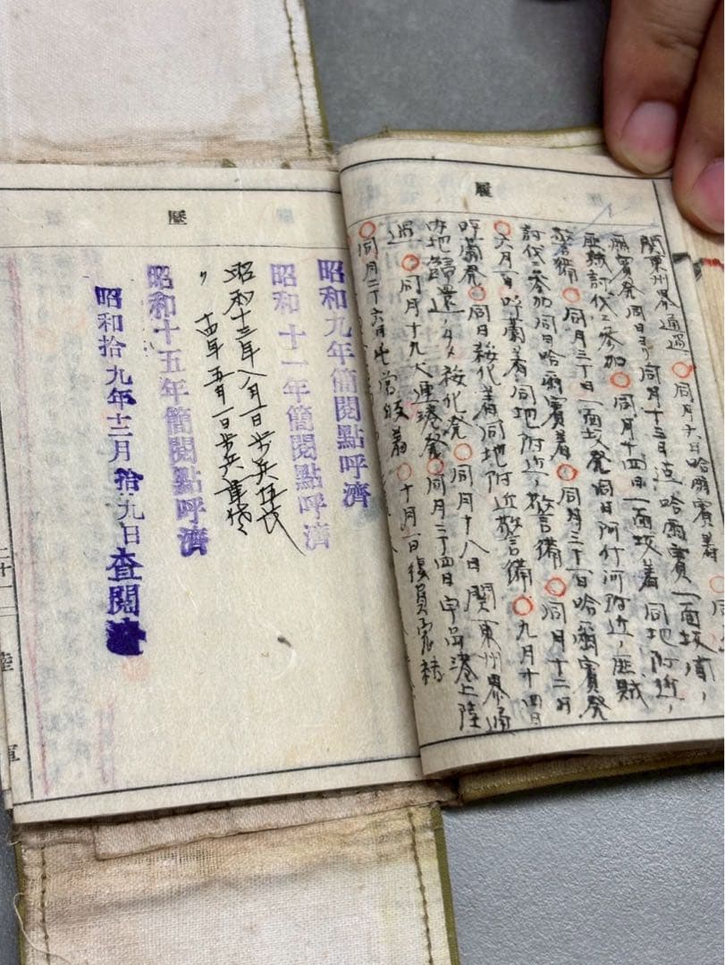 当時物 美品 軍隊手帳 日本陸軍 コレクター ミリタリー