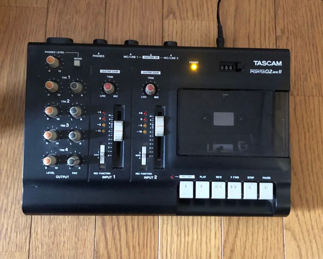 RuruTASCAM PORTA02 MK2カセットMTR純正アダプター付