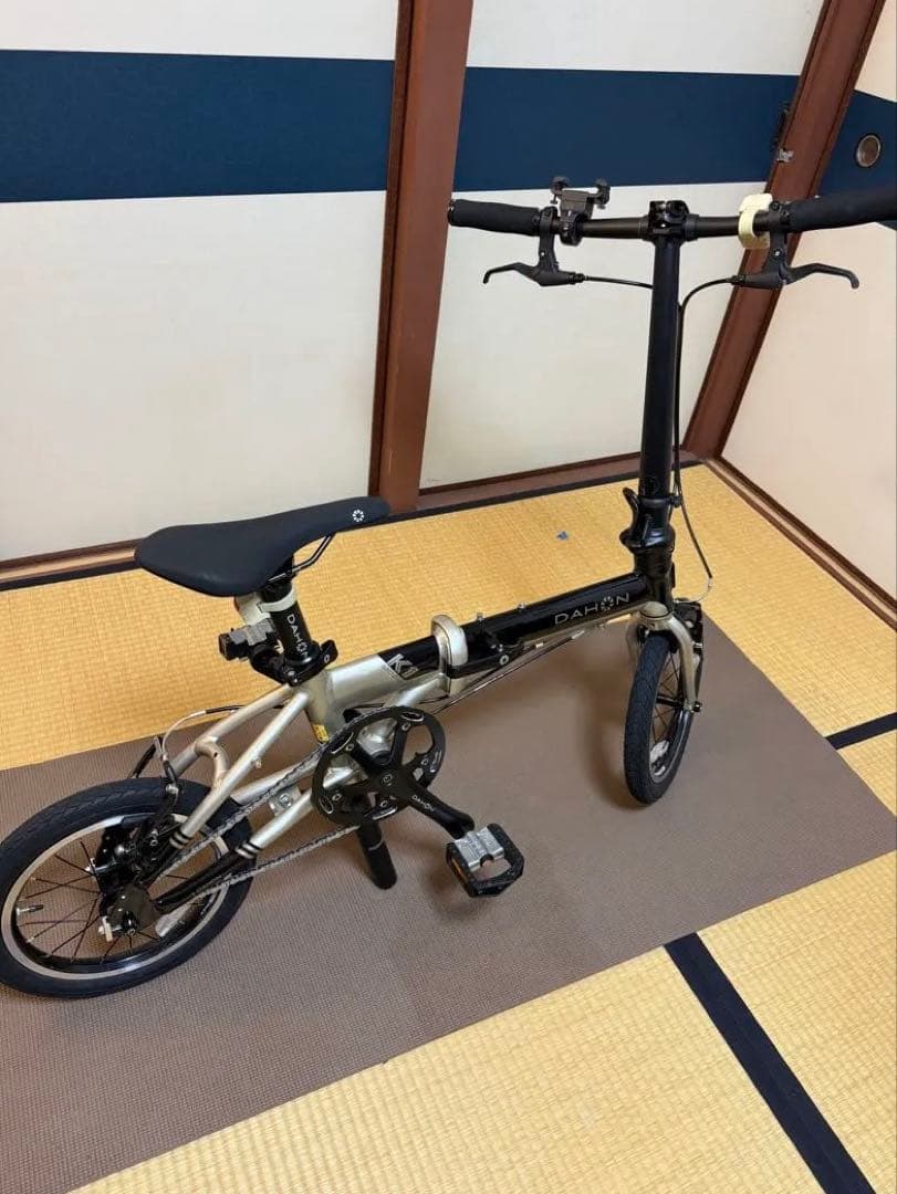 DAHON K1 折りたたみ自転車 シルバー・ブラック