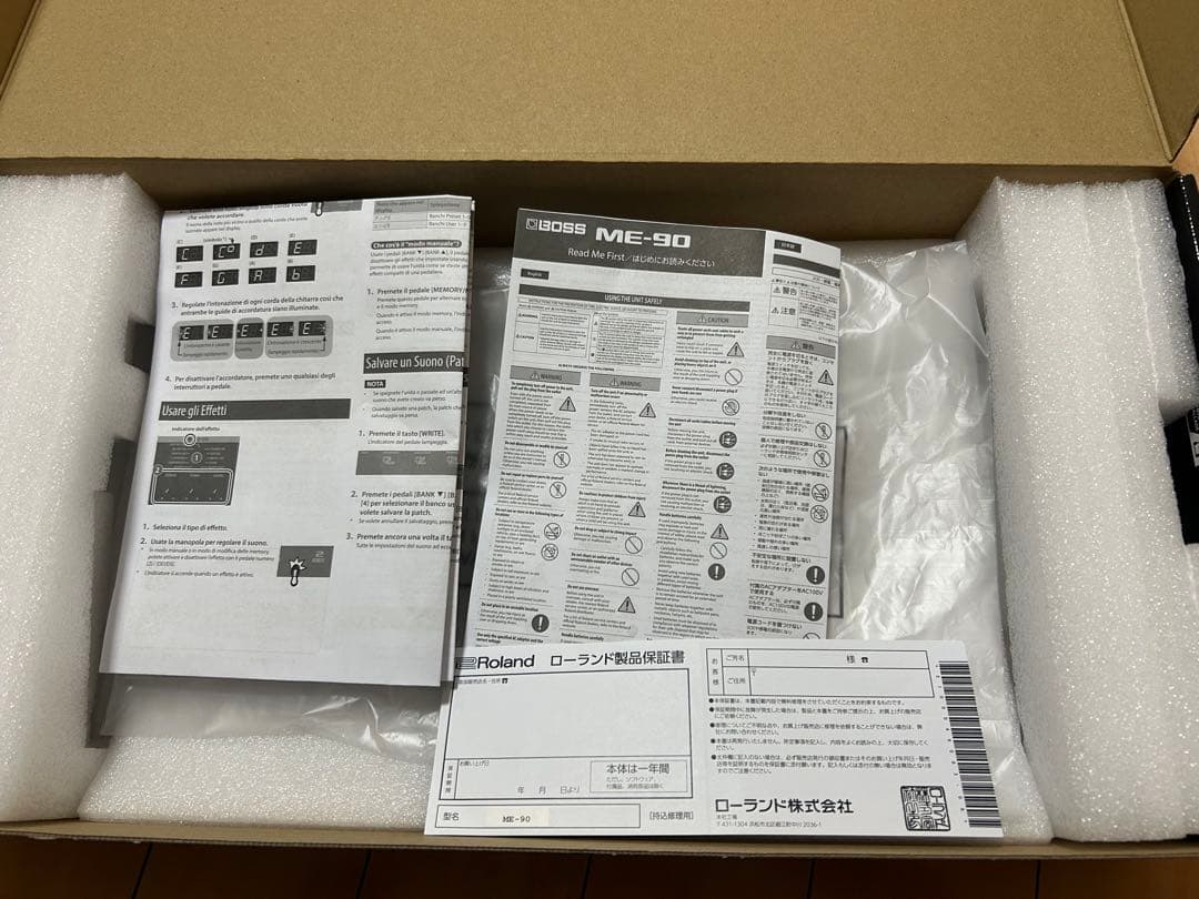 BOSS ME-90 マルチエフェクター 純正ACアダプター付き