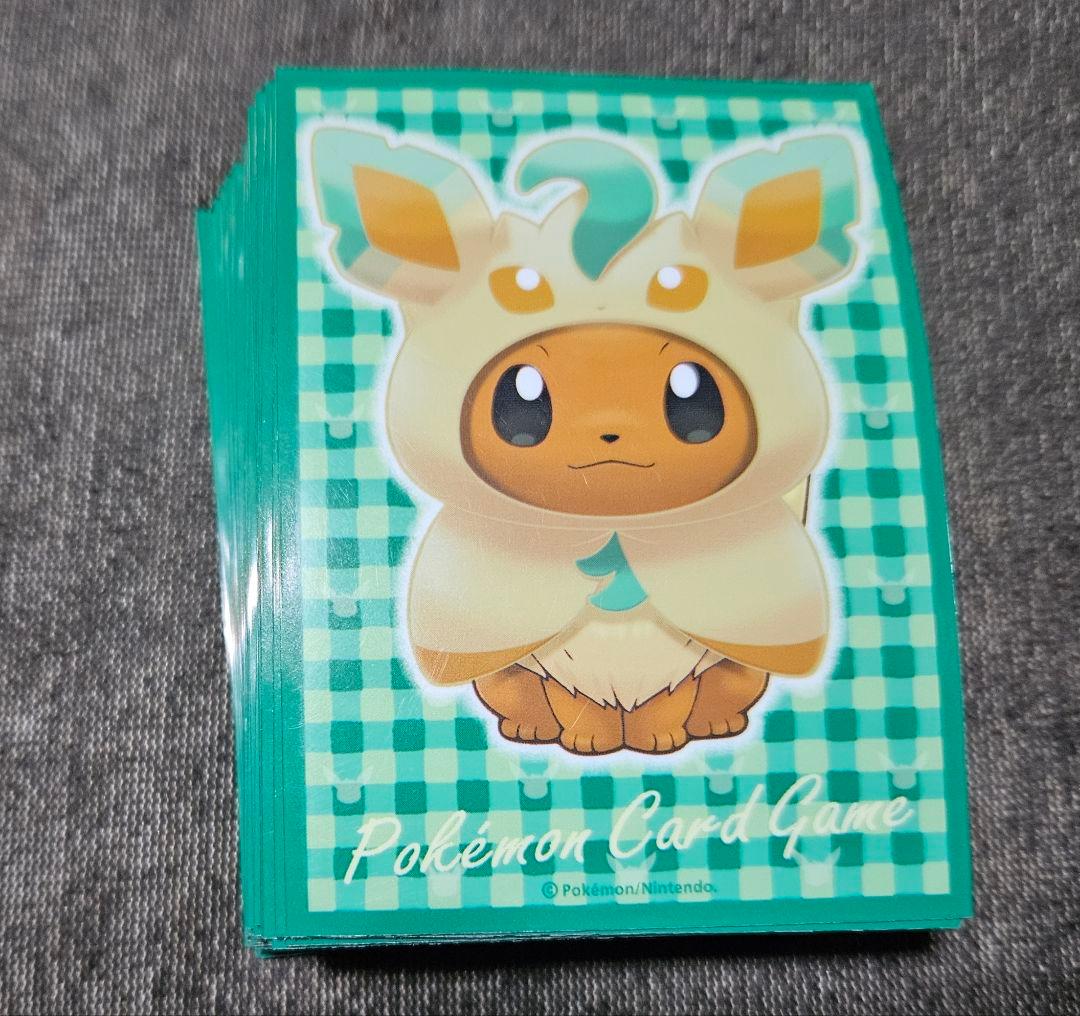 ポケカ デッキシールド ポンチョ イーブイ リーフィア 62枚 - メルカリ