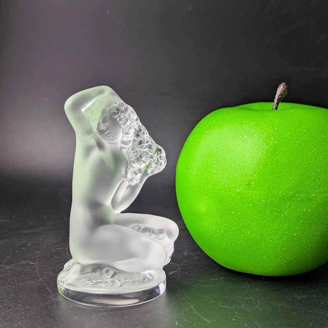 ラリック Floreal フロレアル フロスト ガラス フィギュリン 彫像