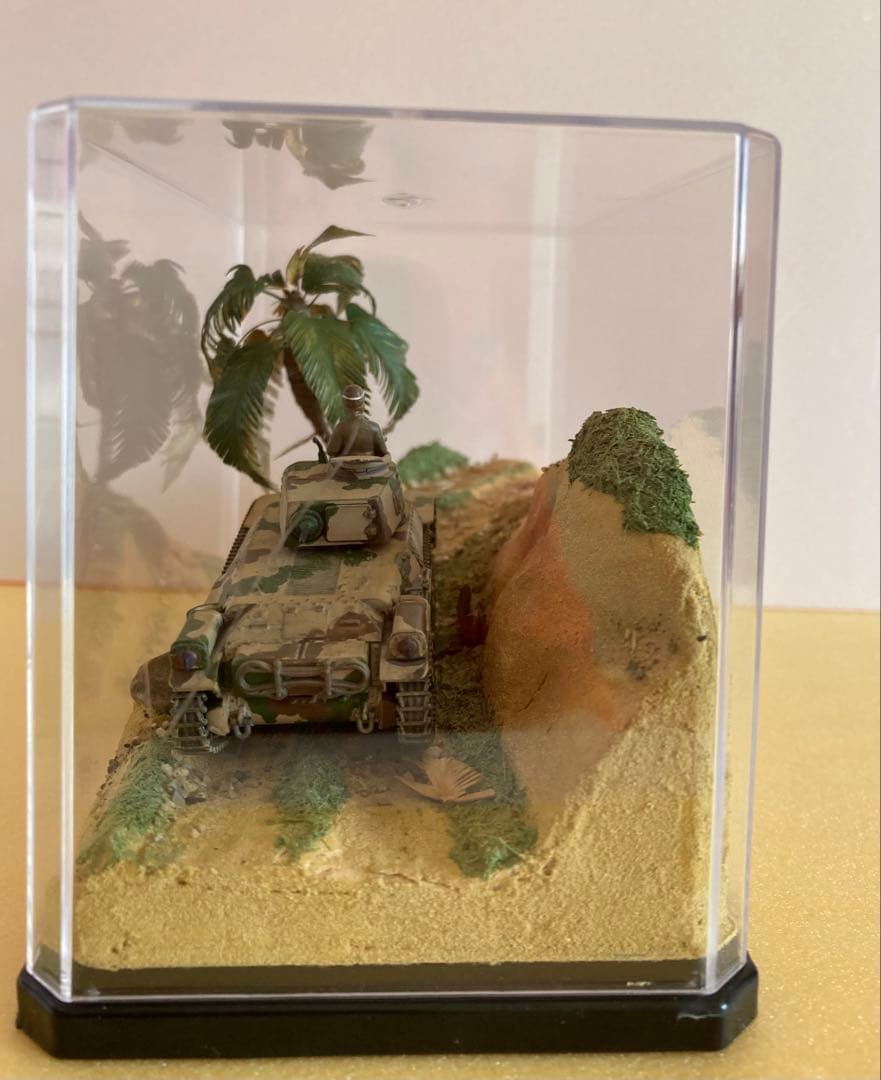 ジオラマ 1/76 日本陸軍97式中戦車改チハ - メルカリ