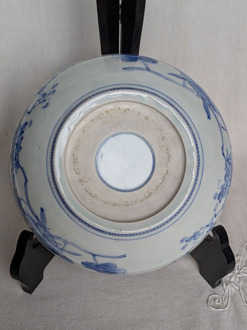 古伊万里 染付 深鉢 白鷺 蛇の目高台 - メルカリ