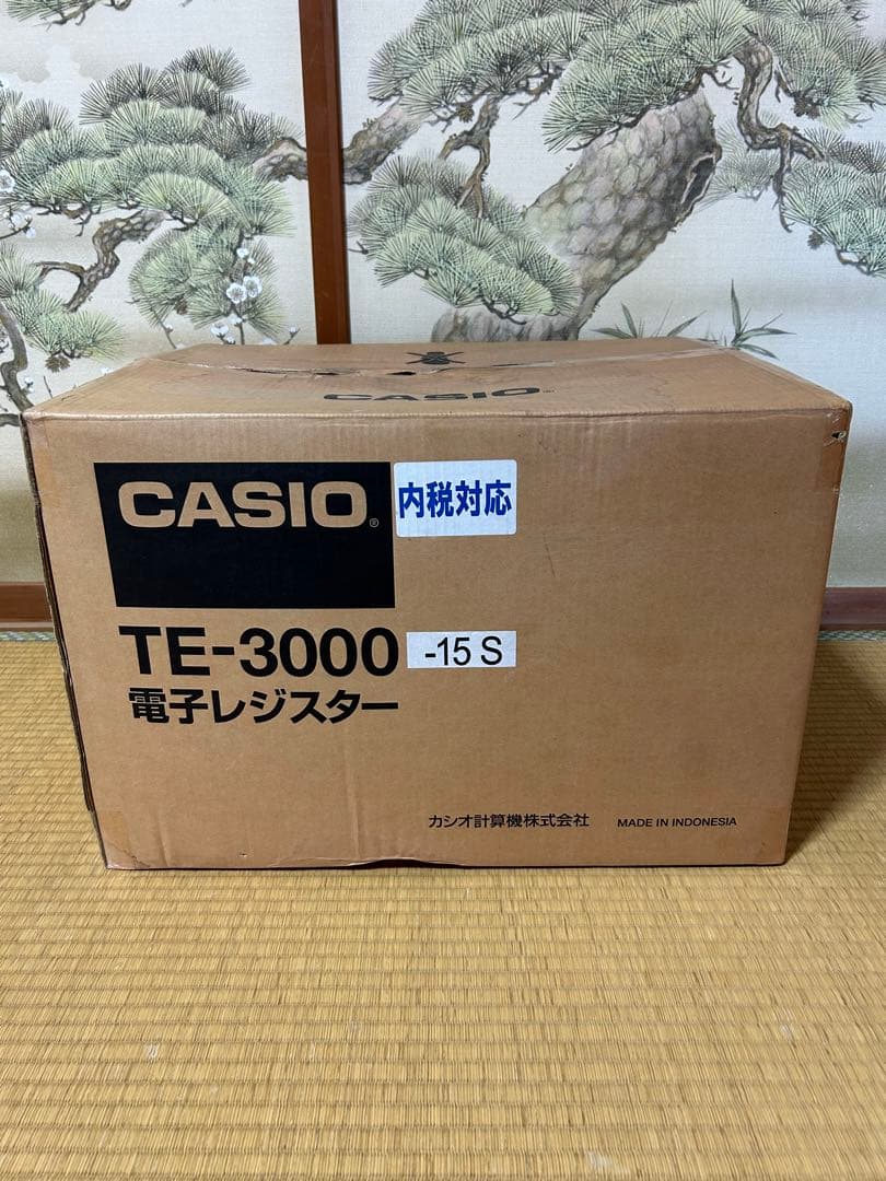 【未使用品】カシオ TE-3000-15s 電子レジスター Yahoo!オークション -「カシオレジスターte300」の落札相場・落札価格