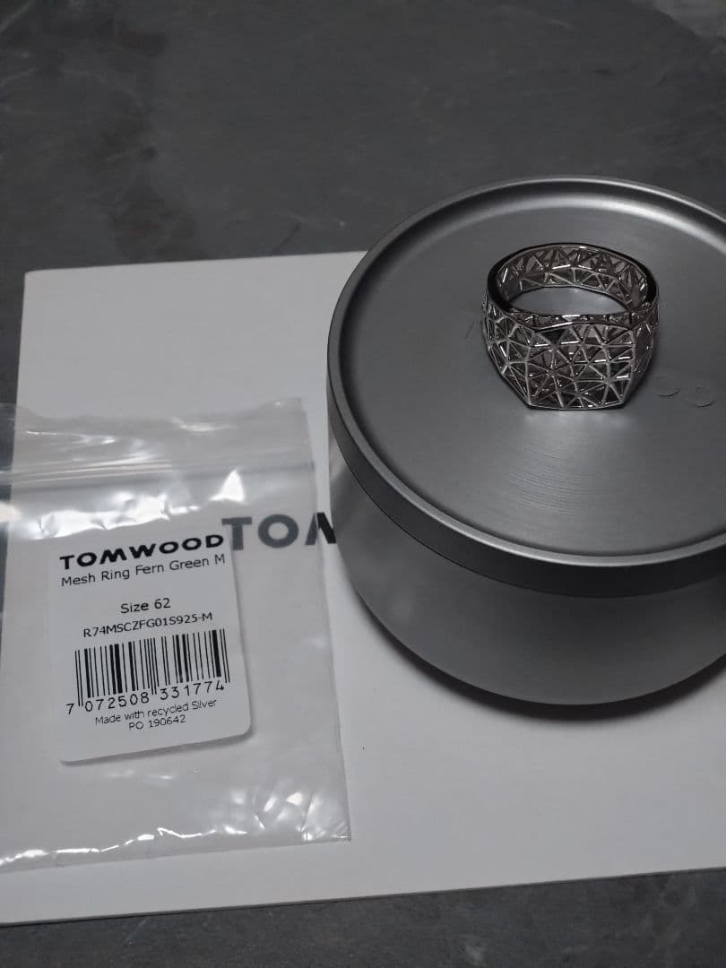 TOM WOOD Mesh Ring メッシュリング 62