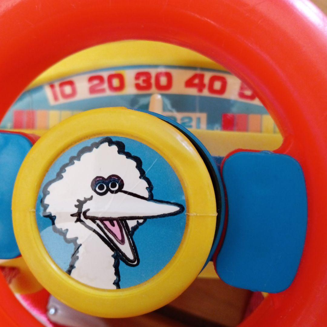 セサミストリート　ハンドル　車　ツクダオリジナル　当時物　ビンテージ