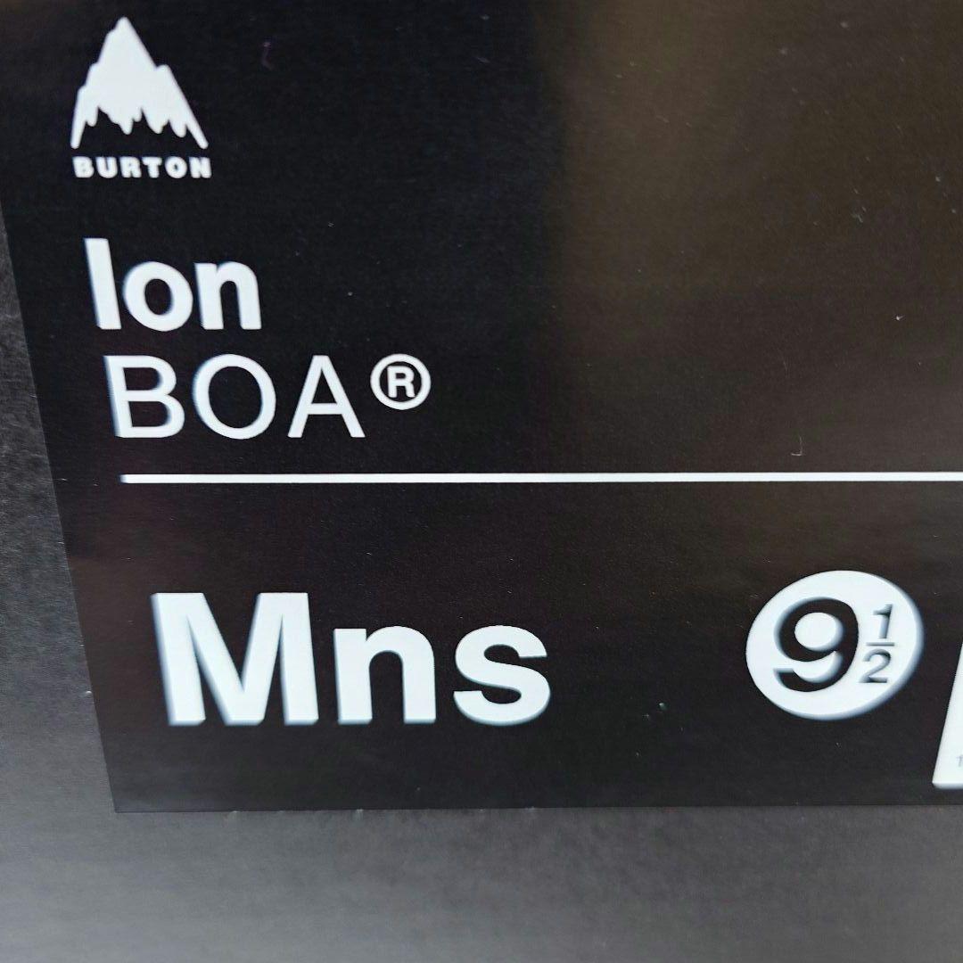 BURTONバートンionアイオンボア27.5cmブラック黒スノーボードブーツ