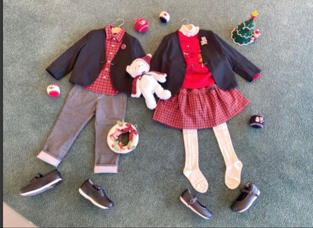 ♡familiarリバーシブルスカート♡ 美品　130サイズ