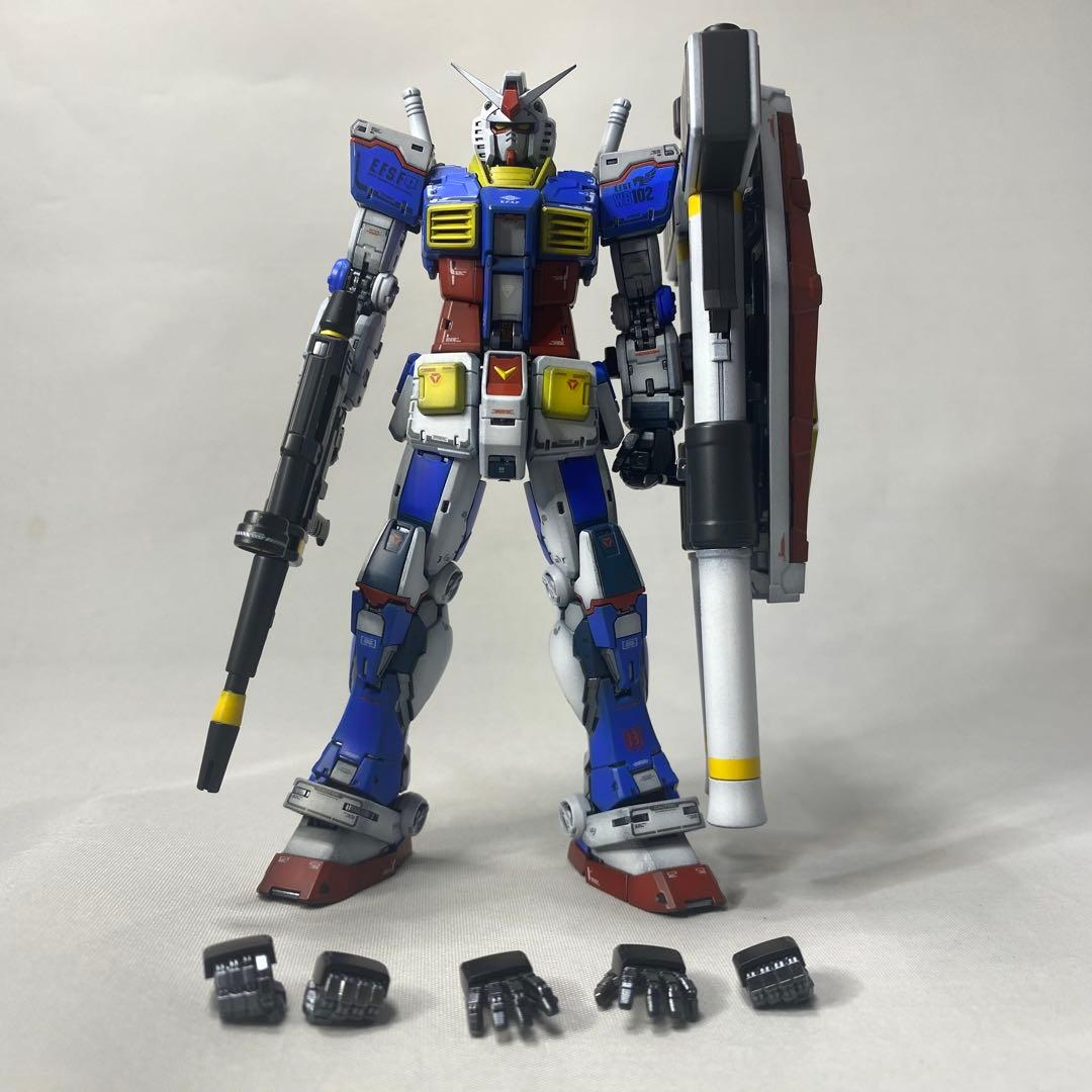 RG RX-78-2 ガンダム Ver.2.0 全塗装　完成品　ガンプラ　塗装済