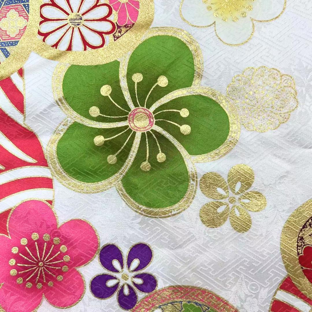 ≪早い者勝ち≫【美品】 振袖 正絹 古典柄 成人式 単品 白 S