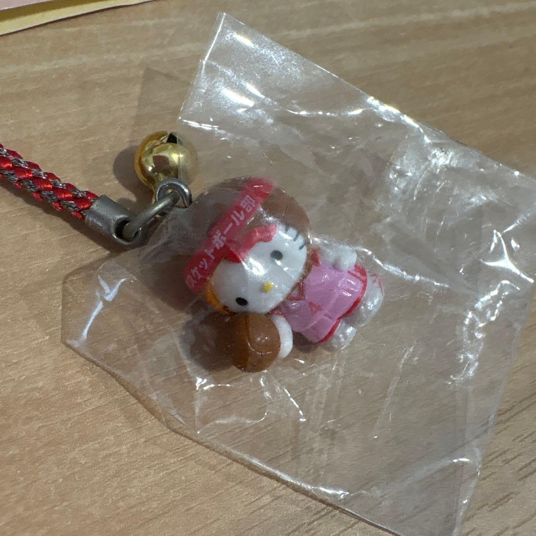 み*き様 ハローキティ ストラップ 体育会系　バスケットボール　根付