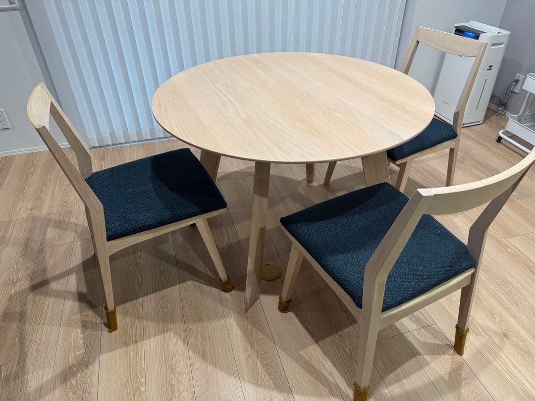 【ダイニングテーブルのみ】バーリン 円形 ダイニングテーブル ミキモク