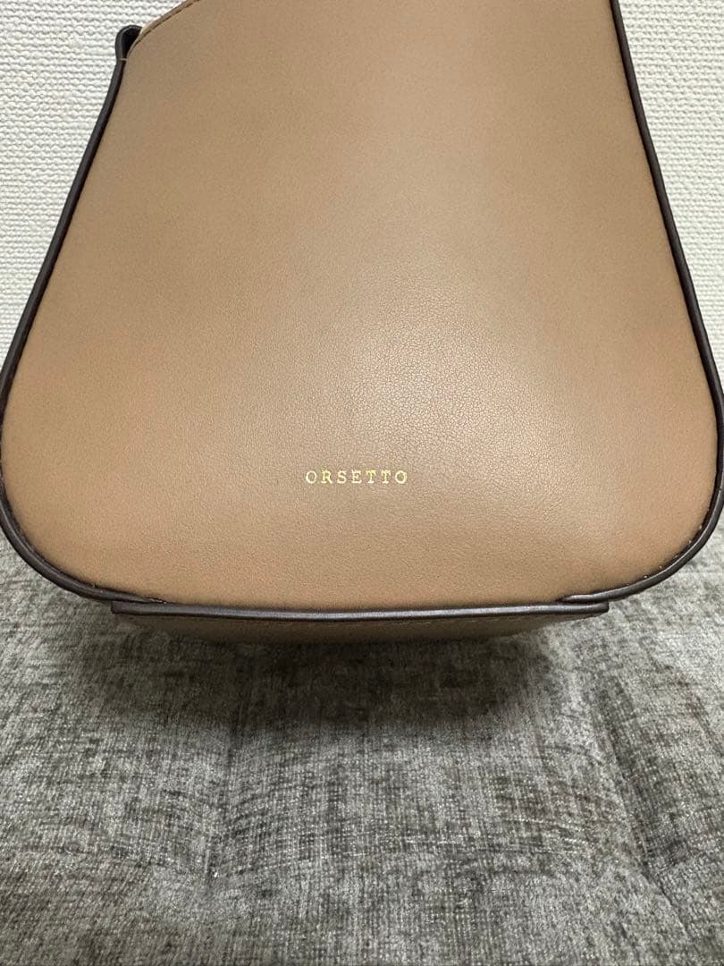ORSETTO SLOPE ハンドバッグ　トープ
