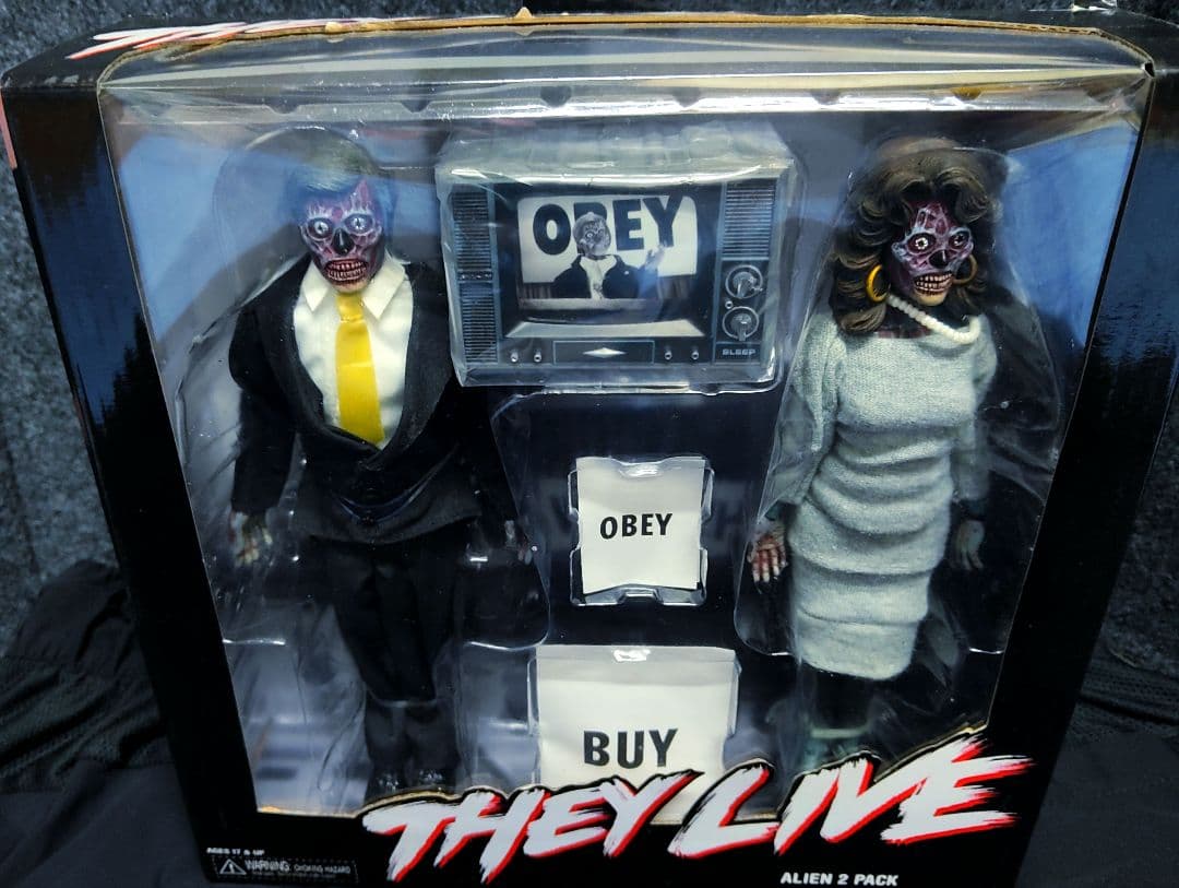 NECA 社•豆魚雷[They Live ALIEN 2 PACK]新品未開封!