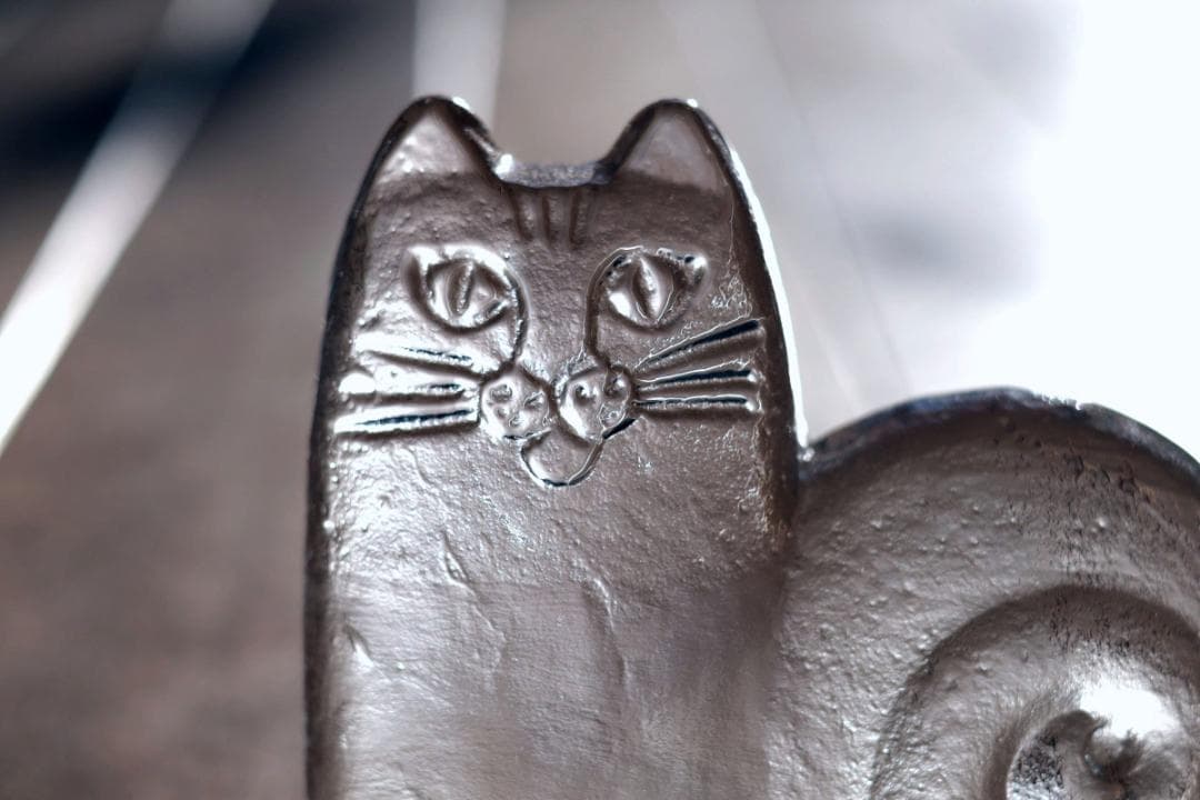 Lisa Larson リサラーソン ガラスオブジェ 猫 31770