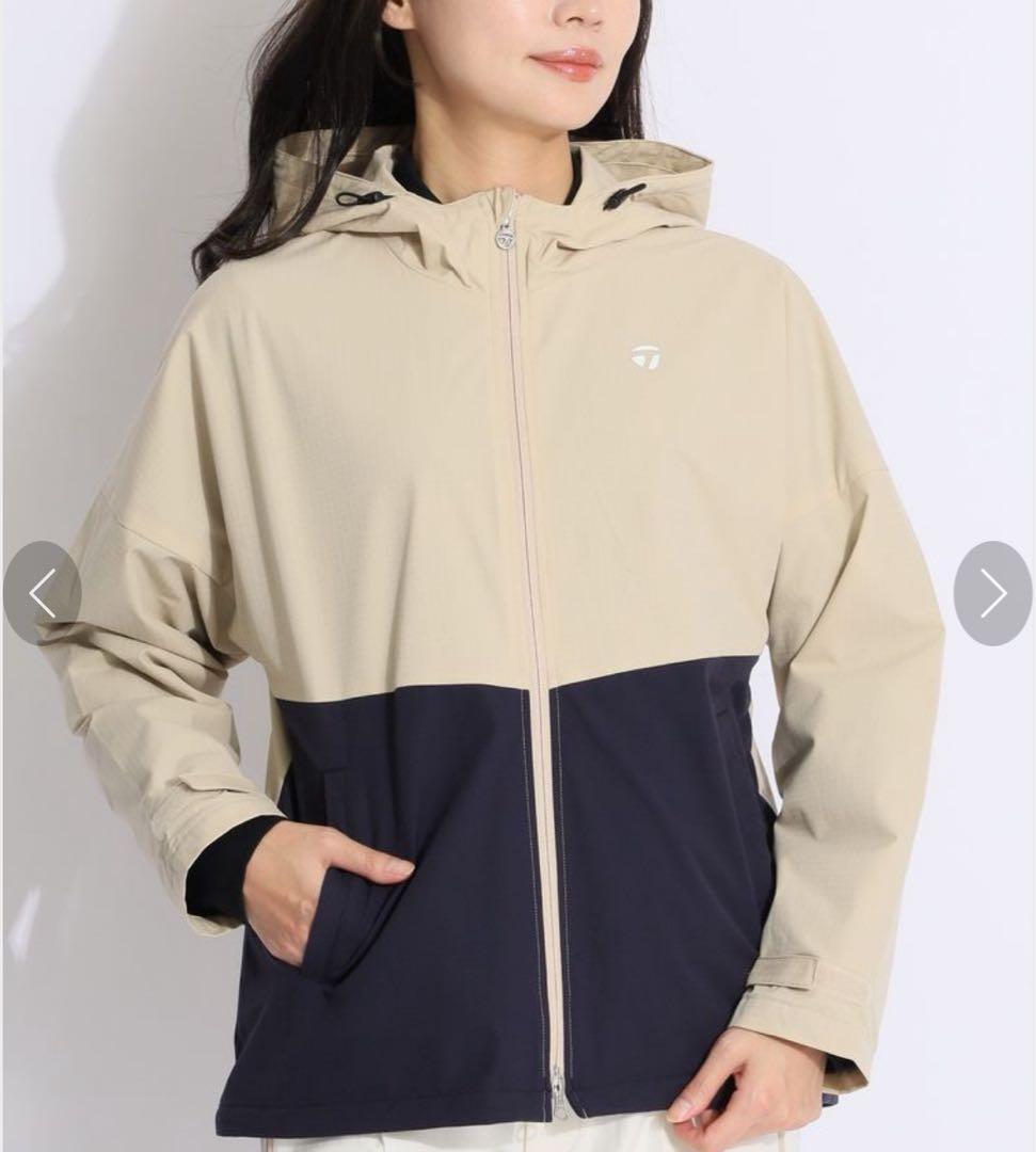 l*)様 テーラーメイドゴルフ【撥水保温】バックプリントロゴ裏起毛フルジップジャ