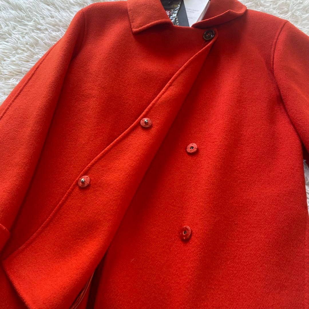 タグ付✨️MaxMara クチートアマーノ バージンウール リバーコート 38