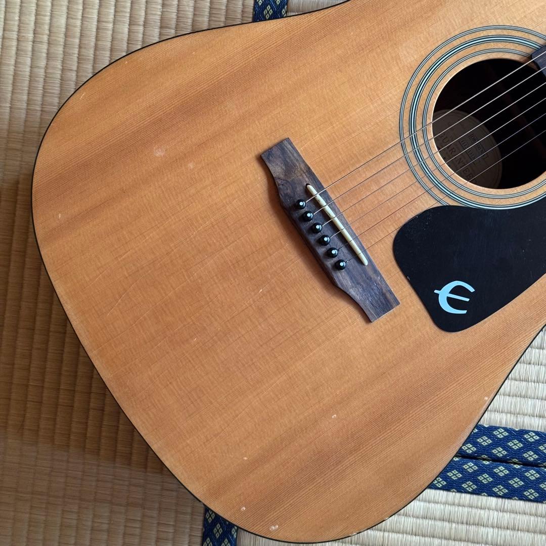美品/良音/エピフォン DR-100/NA 改FISHMANエレアコ 初心者