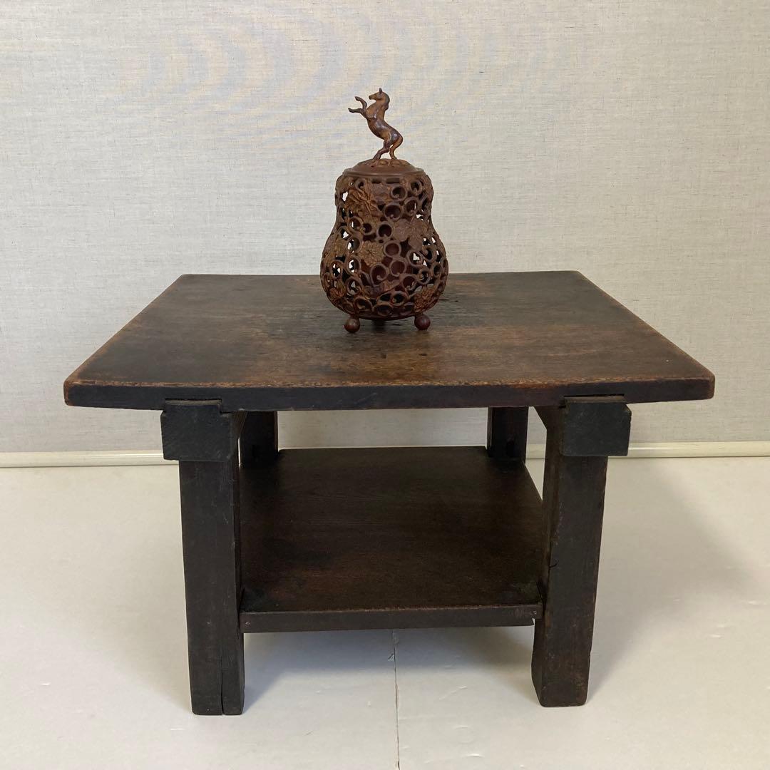 名取川雅司 高岡銅器 香炉 瓢箪 馬 干支 午 透し 置物 美術 工芸品 レトロ